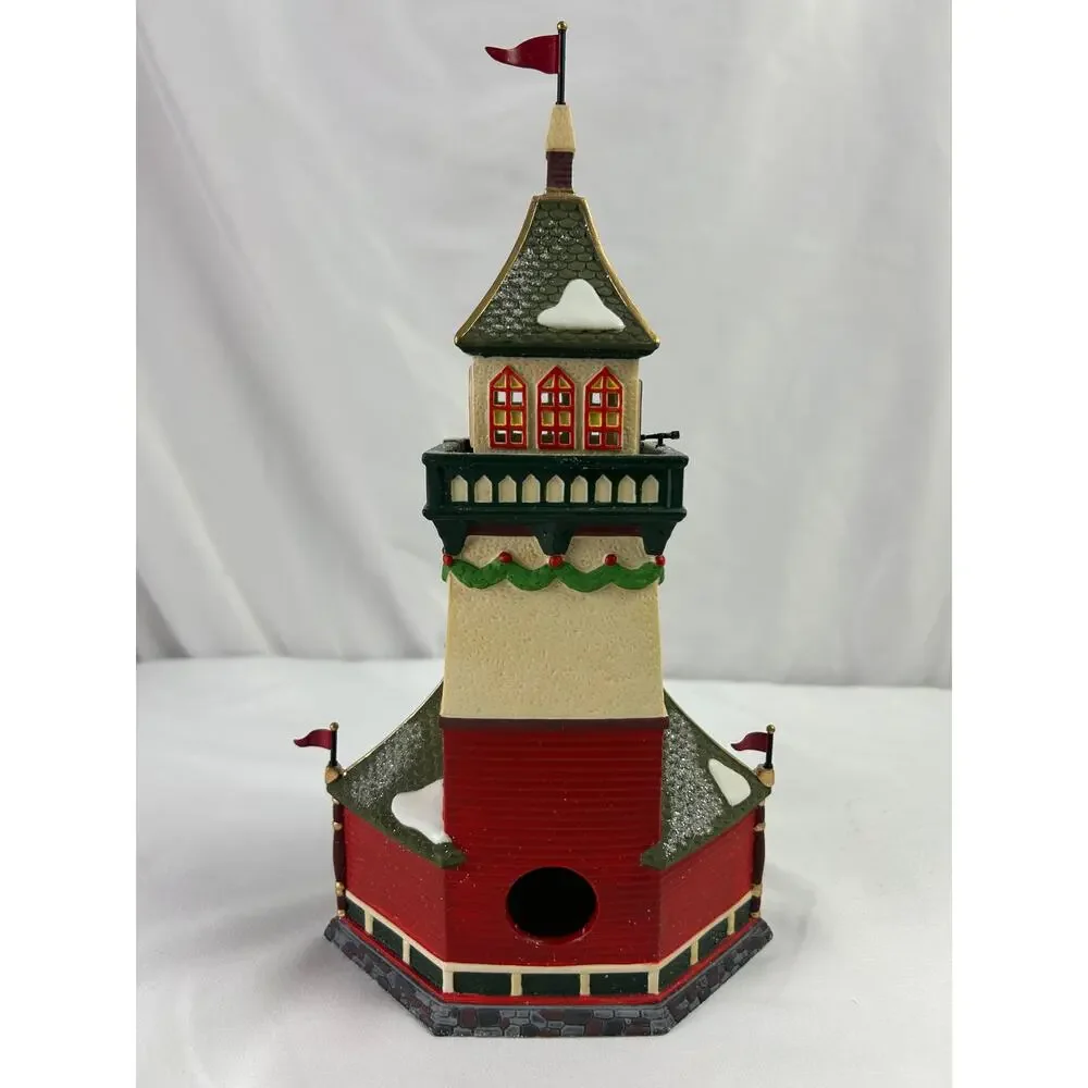 Dept 56 North Pole Santa's Lookout Tower 56294 Retired Lighted Building Box